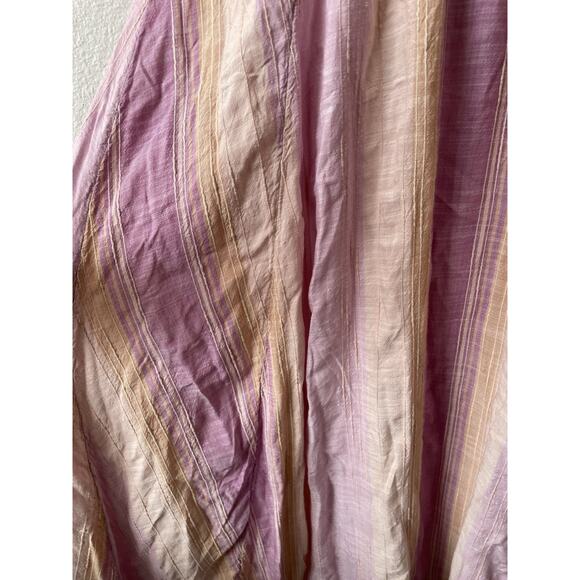 L Space Dress Maxi Pullover Striped Beach Coverup Bohemian Cassia - Picture 5 of 13